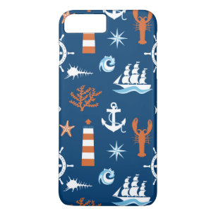 Coque iPhone 7 Plus Motif à thème marin 1