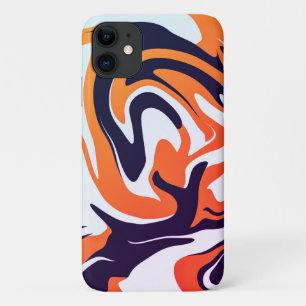Case-Mate iPhone Case Motif Abstrait acrylique orange jaune