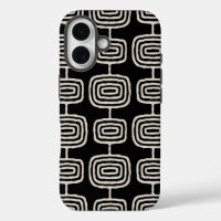 Motif Abstrait anneaux atomiques