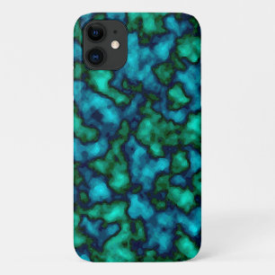 Case-Mate iPhone Case Motif Abstrait bleu et vert