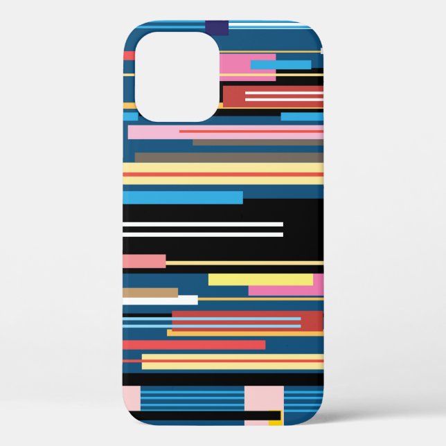 Coques Case-Mate iPhone Motif Abstrait Bright Stripe (Verso)
