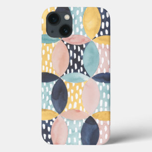 Etui iPhone 13 Motif abstrait de cercle