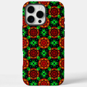 Coques iPhone 16 Pro Max Motif Abstrait Élégant Bohème Moderne Floral #504
