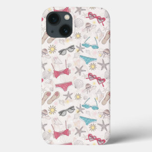 Etui iPhone 13 Motif Abstrait été mignon