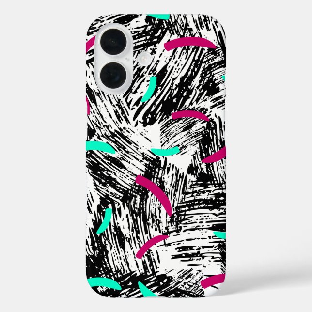 Coques Case-Mate iPhone Motif Abstrait moderne. (Verso)