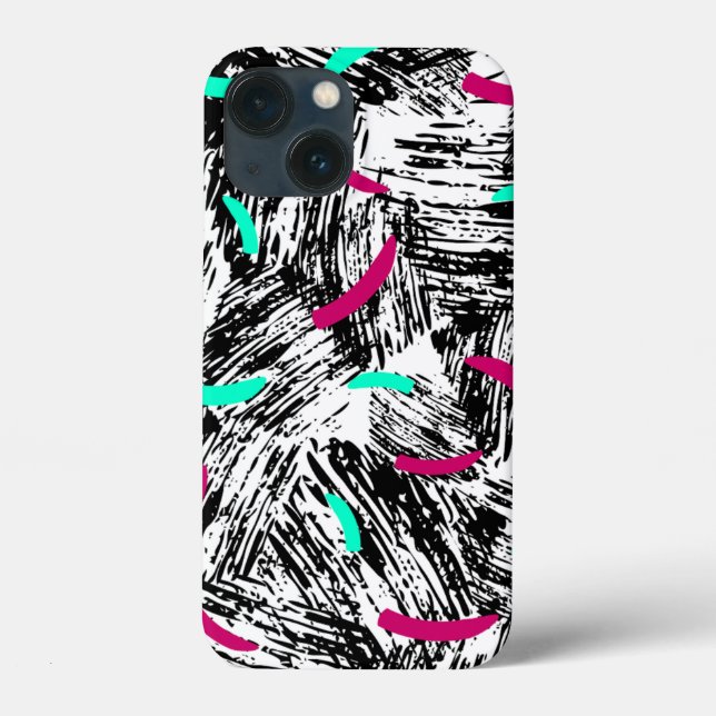 Coques Case-Mate iPhone Motif Abstrait moderne. (Verso)
