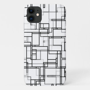 Case-Mate iPhone Case Motif Abstrait noir et blanc