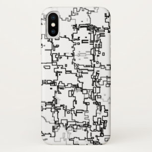 Case-Mate iPhone Case Motif Abstrait noir et blanc