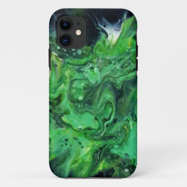 Case-Mate iPhone Case Motif abstrait vert.