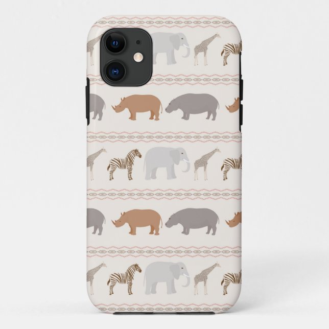 Coques Case-Mate iPhone Motif africain 1 d'animaux (Dos)