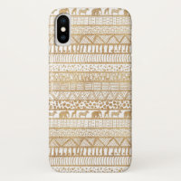 Motif africain de la tribu Gold White