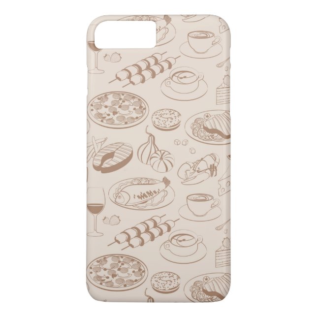 Coques Case-Mate iPhone Motif alimentaire 3 (Dos)