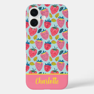 Coques iPhone 16 Motif Apple avec nom personnalisé