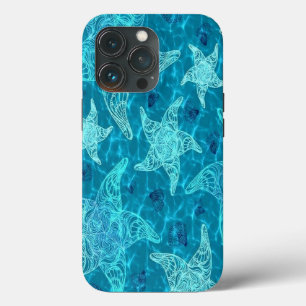 Case-Mate iPhone Case Motif Aqua Blue Starfish