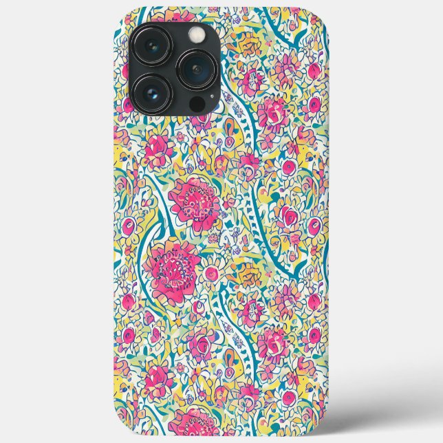 Coques Case-Mate iPhone Motif arabe floral (Verso)