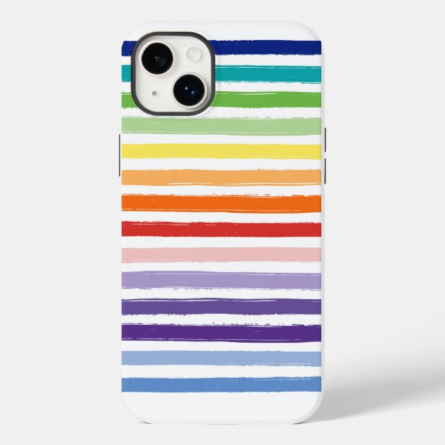 Coques Case-Mate iPhone Motif arc-en-ciel (Verso)