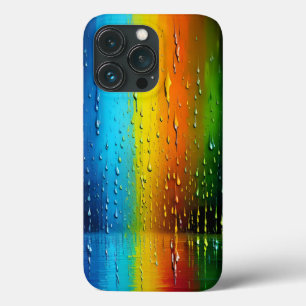 Case-Mate iPhone Case Motif arc-en-ciel bleu bleu jaune orange vert text