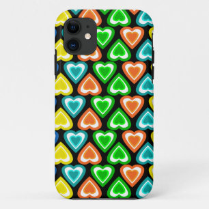 Coque Case-Mate Pour iPhone Motif arc-en-ciel noir
