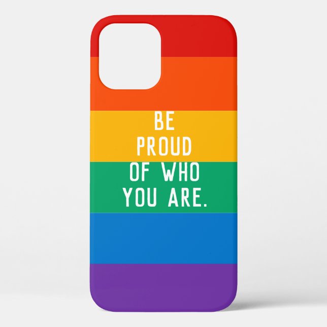 Coques Case-Mate iPhone Motif arc-en-ciel personnalisé (Verso)