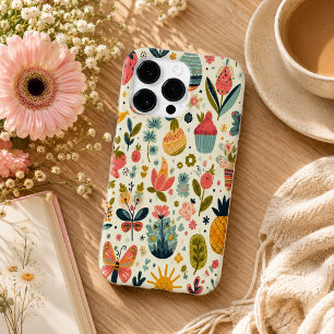 Coque Pour Pour iPhone 14 Pro Max motif arc et cerise