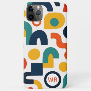 Case-Mate iPhone Case Motif artistique de formes rétro colorées personna