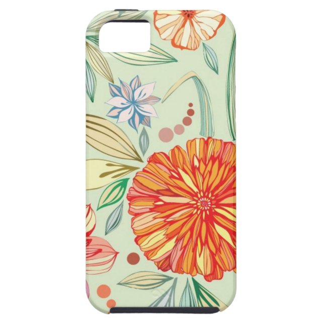Coques Case-Mate iPhone Motif avec des asters (Dos)