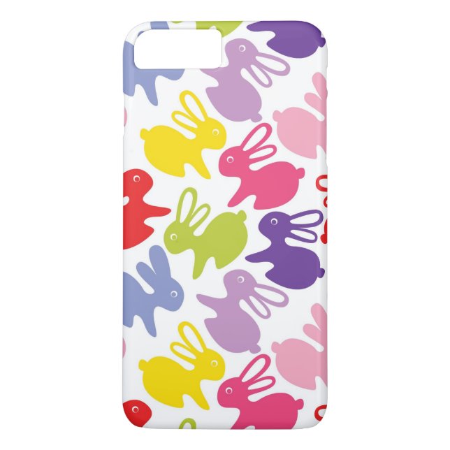 Coques Case-Mate iPhone motif avec des lapins de Pâques (Dos)