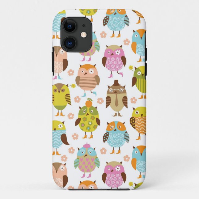 Coques Case-Mate iPhone motif avec des oiseaux (Dos)
