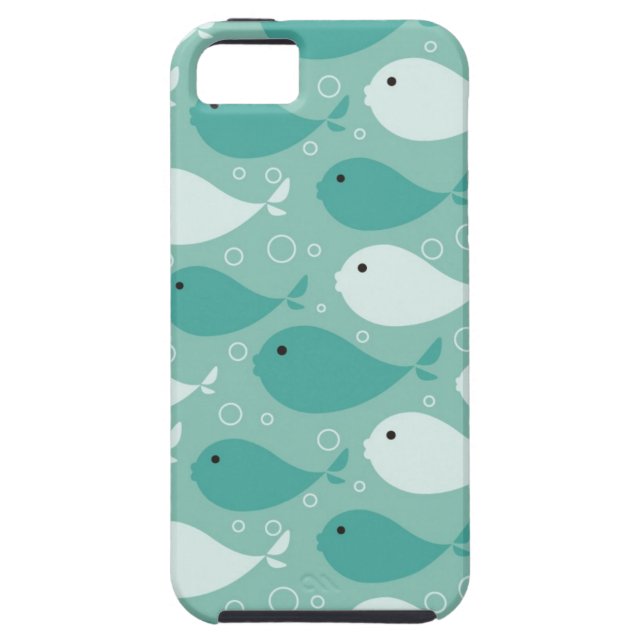 Coques Case-Mate iPhone motif avec des poissons (Dos)