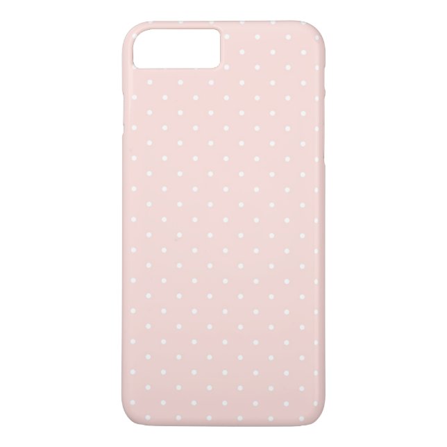 Coques Case-Mate iPhone Motif avec le pois blanc (Dos)