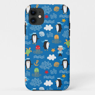 Coques Pour iPhone motif avec le thème de mer