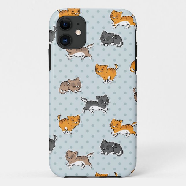 Coques Case-Mate iPhone motif avec les chats drôles (Dos)