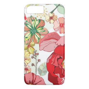 Case-Mate iPhone Case Motif avec les fleurs rouges