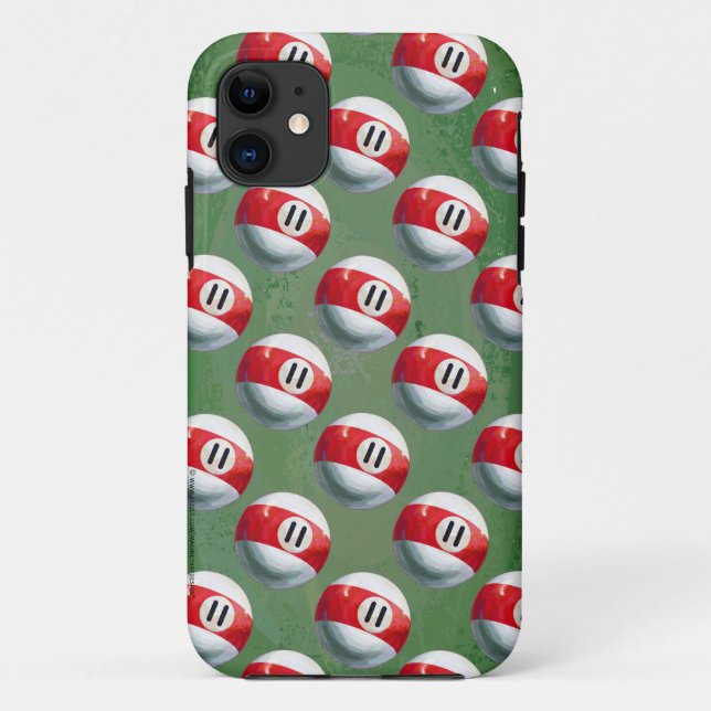 Coques Case-Mate iPhone Motif Billard 11 Ball (Dos)