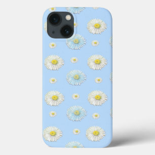 Case-Mate iPhone Case Motif blanc et bleu clair
