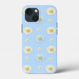 Case-Mate iPhone Case Motif blanc et bleu clair