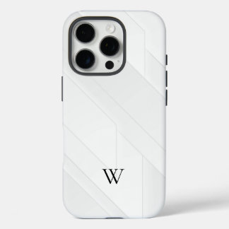 Coques iPhone 16 Pro Motif Blanc Moderne