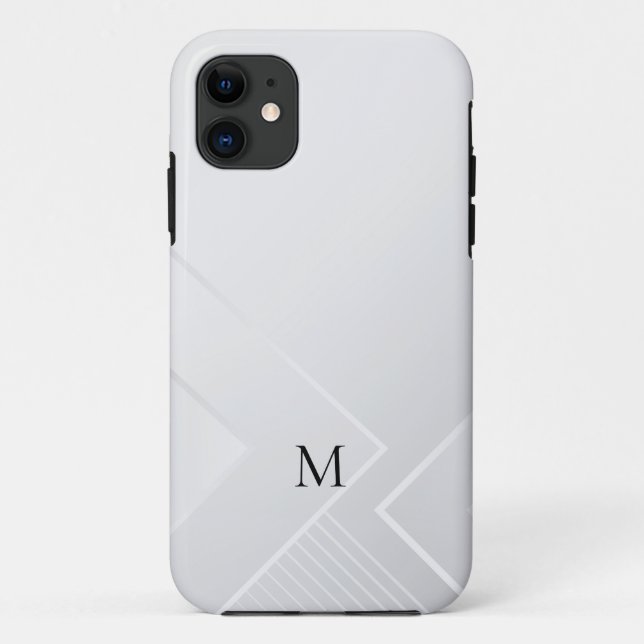 Coques Case-Mate iPhone Motif Blanc Moderne (Dos)