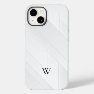 Coque Pour iPhone 14 Motif Blanc Moderne