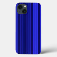 Motif bleu cinq bandes