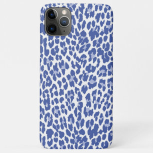 Coque iPhone 11 Pro Max Motif bleu de léopard