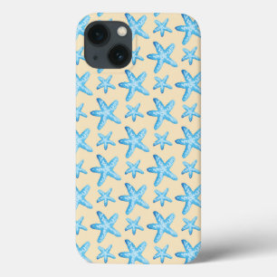 Etui iPhone Case-Mate Motif bleu d'étoiles de mer d'aquarelle