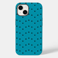 Motif bleu vert Polka Dot