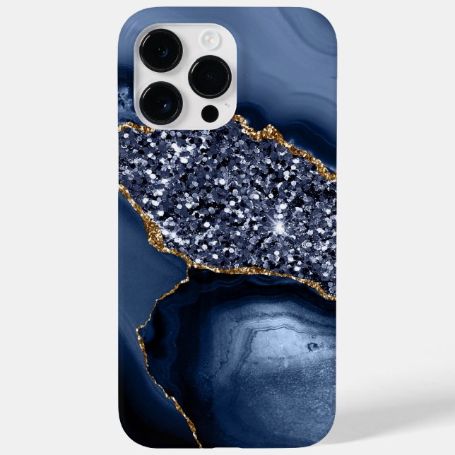COQUES Case-Mate iPhone MOTIF BLUE & OR AGATE (Verso)