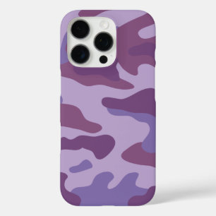 Coques iPhone 16 Pro Motif Camo violet  