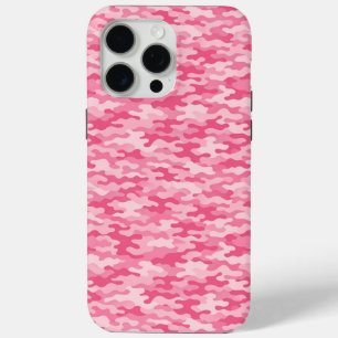 Coque iPhone 15 Pro Max Motif camouflage rose féminin