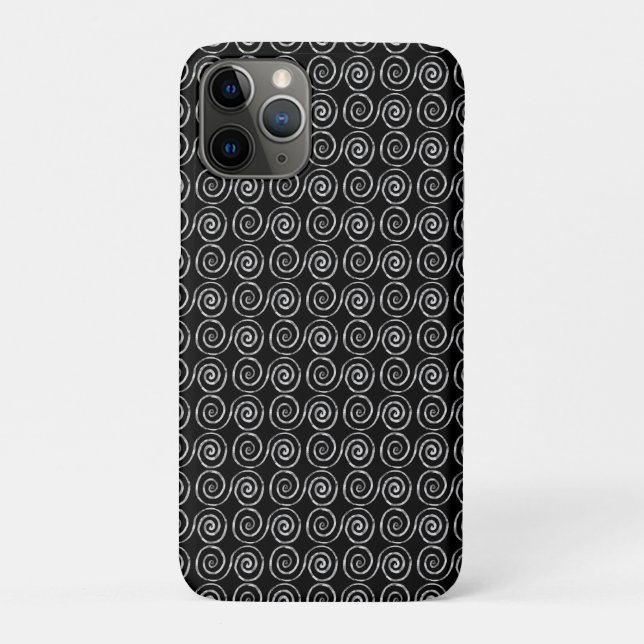 Coques Case-Mate iPhone Motif celtique à double spirale (Dos)