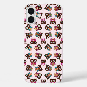 Coques iPhone 16 Plus Motif Chouette couleur mignonne Choisir la couleur