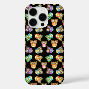 Coques iPhone 16 Pro Motif Chouette couleur mignonne Choisir la couleur