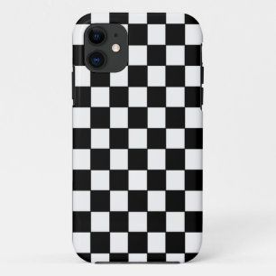 Coque iPhone 11 Motif classique noir et blanc